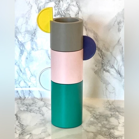 Stacking adjustable colorful candle holders - Picture 9 of 10